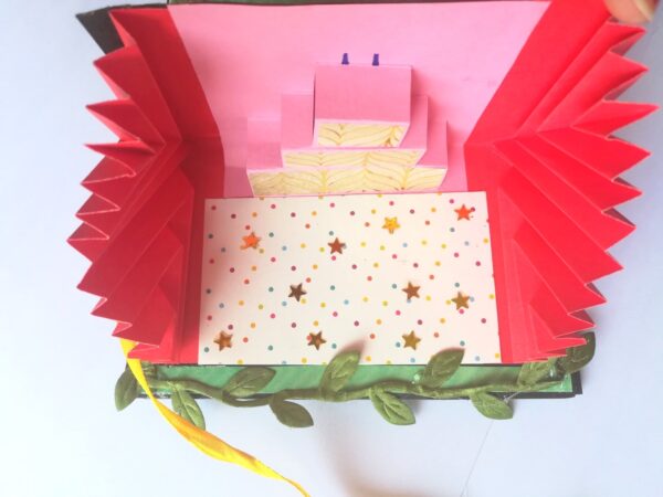 Birthday Mini Scrapbook Greeting Card image Birthday Mini Scrapbook Greeting Card image