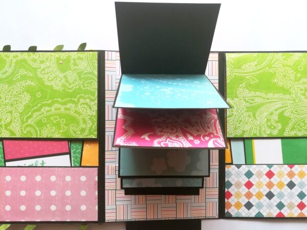 Birthday Mini Scrapbook Greeting Card image Birthday Mini Scrapbook Greeting Card image