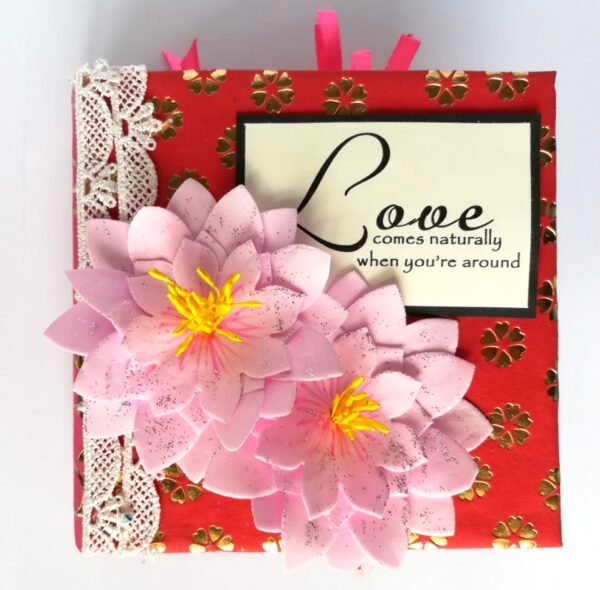 Love Mini Scrapbook Handmade Gift image Love Mini Scrapbook Handmade Gift image
