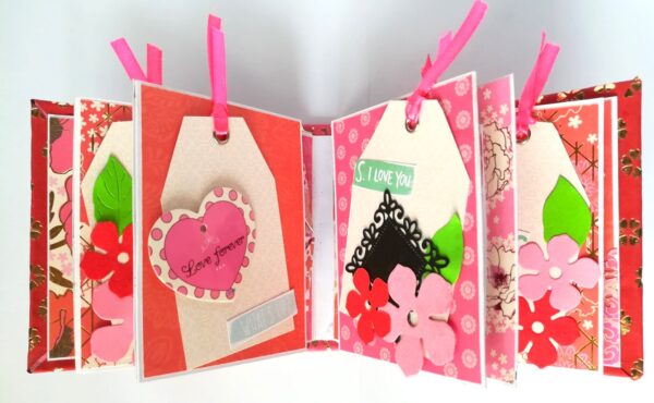 Love Mini Scrapbook Handmade Gift image Love Mini Scrapbook Handmade Gift image