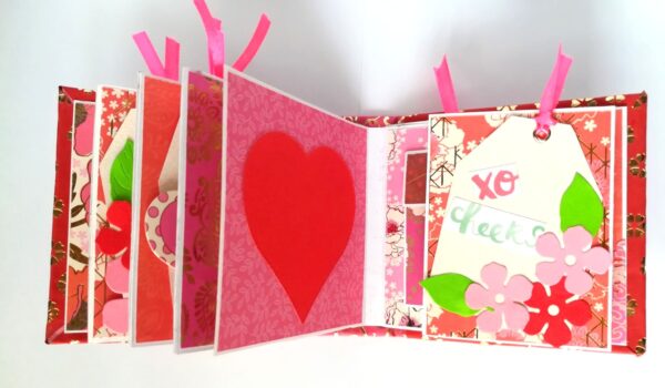Love Mini Scrapbook Handmade Gift image Love Mini Scrapbook Handmade Gift image