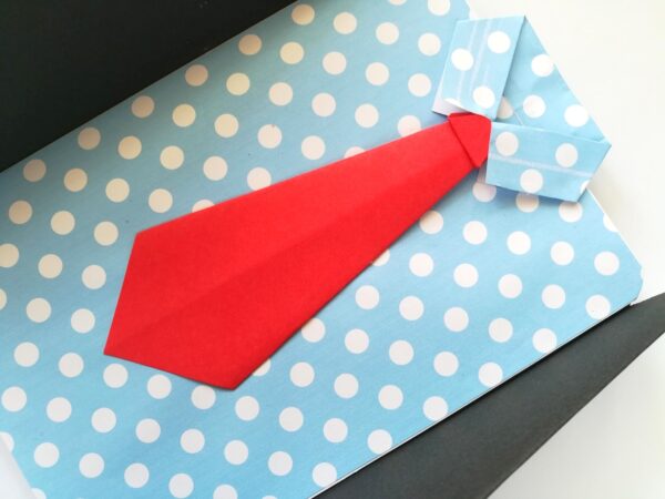 Suit Themed Male Handmade Greeting Card image