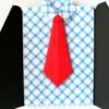 Suit Themed Male Handmade Greeting Card image