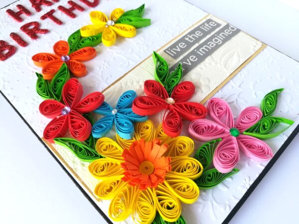 Birthday Mini Scrapbook Greeting Card image Birthday Mini Scrapbook Greeting Card image
