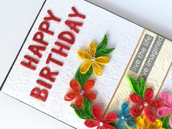 Birthday Mini Scrapbook Greeting Card image Birthday Mini Scrapbook Greeting Card image