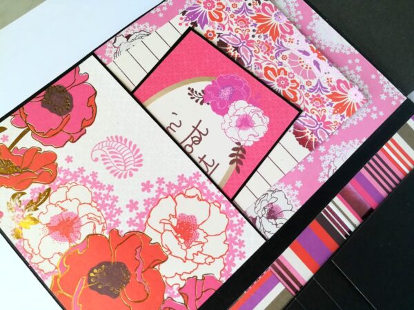 Birthday Mini Scrapbook Greeting Card image Birthday Mini Scrapbook Greeting Card image
