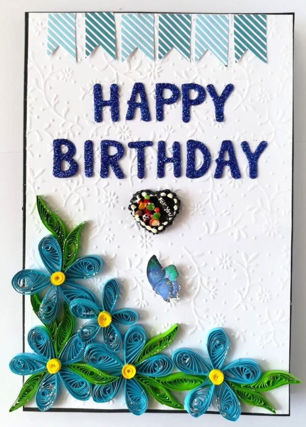 Birthday Mini Scrapbook Greeting Card image Birthday Mini Scrapbook Greeting Card image