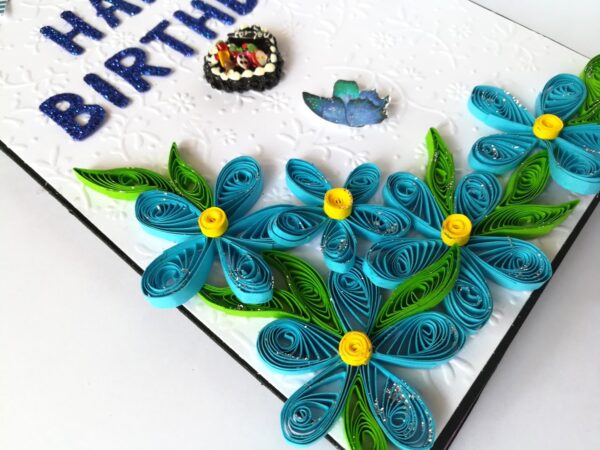 Birthday Mini Scrapbook Greeting Card image Birthday Mini Scrapbook Greeting Card image