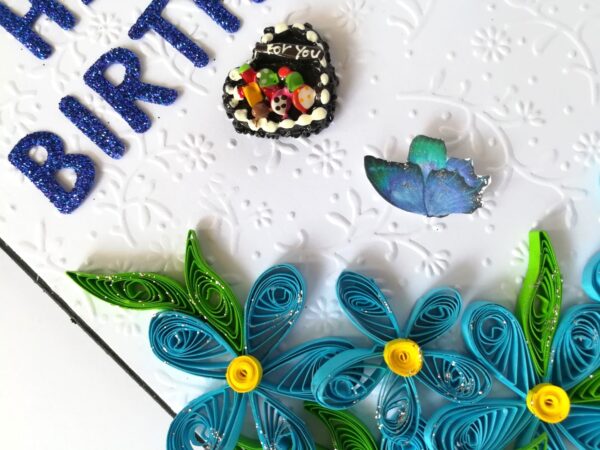 Birthday Mini Scrapbook Greeting Card image Birthday Mini Scrapbook Greeting Card image