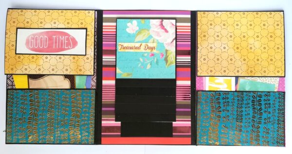 Birthday Mini Scrapbook Greeting Card image Birthday Mini Scrapbook Greeting Card image
