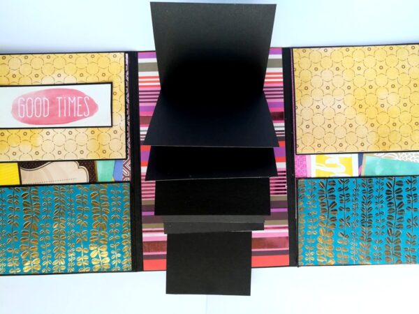 Birthday Mini Scrapbook Greeting Card image Birthday Mini Scrapbook Greeting Card image