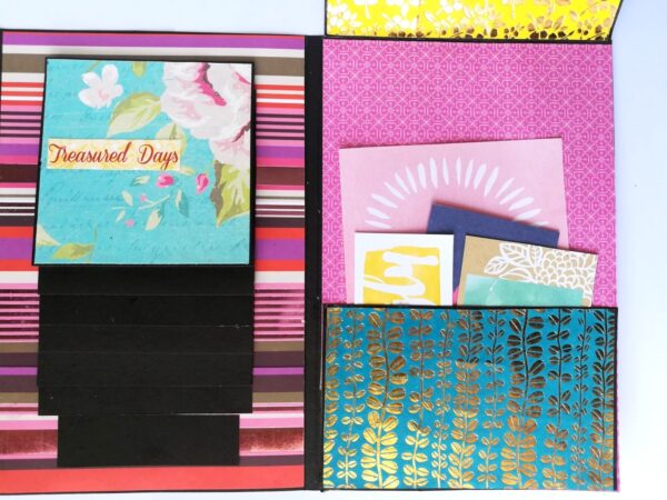 Birthday Mini Scrapbook Greeting Card image Birthday Mini Scrapbook Greeting Card image