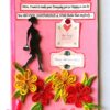 Mothers Day Quilled Flowers handmade Card image
