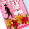 Mothers Day Quilled Flowers handmade Card image