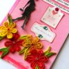 Mothers Day Quilled Flowers handmade Card image