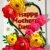 Sparkling Handmade Floral Mother Card image