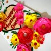 Sparkling Handmade Floral Mother Card image