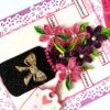 Quilled Flowers in Vase Mom Greeting Card image