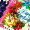 Quilled Birthday Handmade Scrapbook image Quilled Birthday Handmade Scrapbook image