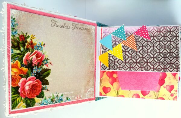 Quilled Birthday Handmade Scrapbook image Quilled Birthday Handmade Scrapbook image