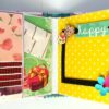 Quilled Birthday Handmade Scrapbook image Quilled Birthday Handmade Scrapbook image