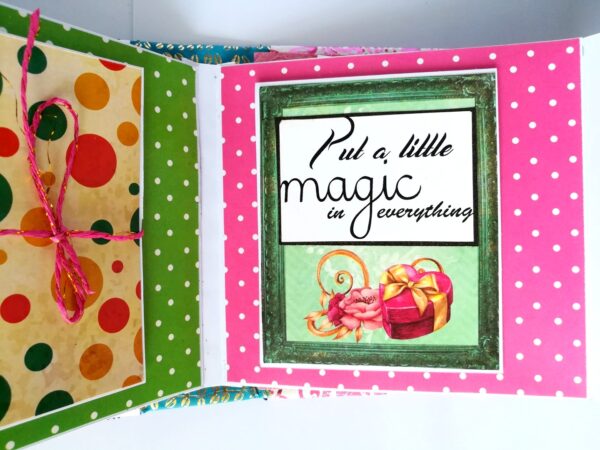 Quilled Birthday Handmade Scrapbook image Quilled Birthday Handmade Scrapbook image