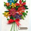 Quilled Floral Bouquet Greeting Card image