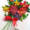 Quilled Floral Bouquet Greeting Card image