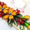 Quilled Flowers Side Design Card image Quilled Flowers Side Design Card image