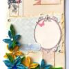 Blue Quilled Flowers Greeting Card image
