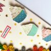 Multicolor Flowers in Corner Greeting Card image