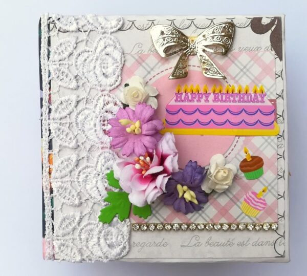 Pocket Mini Birthday Handmade Scrapbook image