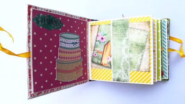 Pocket Mini Birthday Handmade Scrapbook image