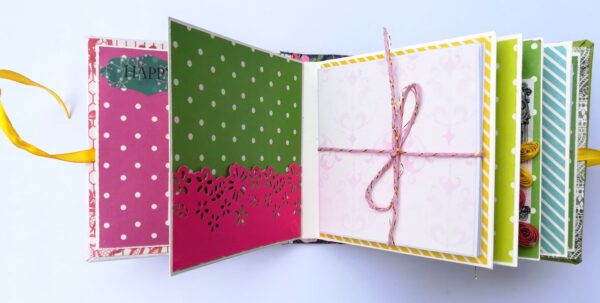 Pocket Mini Birthday Handmade Scrapbook image