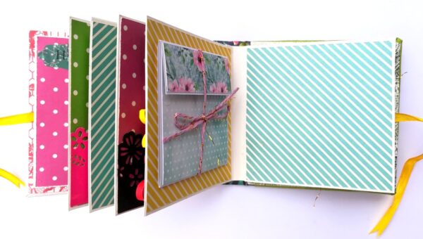 Pocket Mini Birthday Handmade Scrapbook image