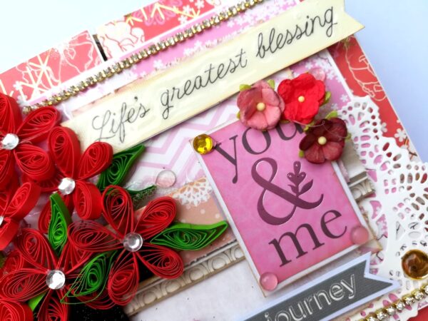 Romantic Love Handmade Scrapbook image