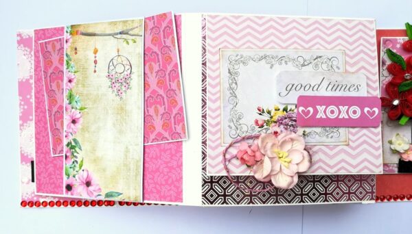 Romantic Love Handmade Scrapbook image