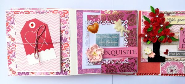 Romantic Love Handmade Scrapbook image