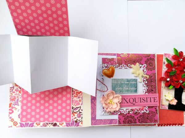 Romantic Love Handmade Scrapbook image