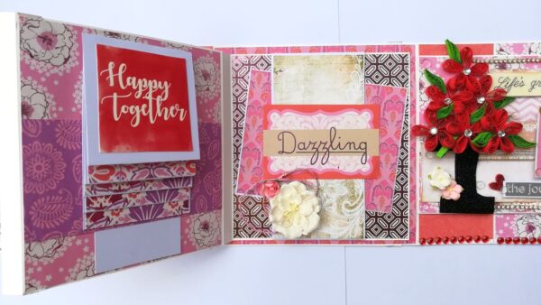 Romantic Love Handmade Scrapbook image