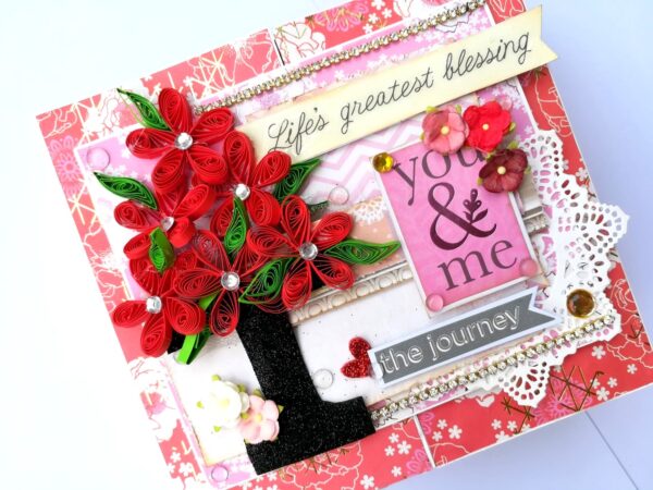 Romantic Love Handmade Scrapbook image
