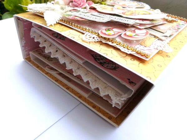 Sparkling Baby Girl Handmade Scrapbook Album image