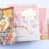 Sparkling Baby Girl Handmade Scrapbook Album image