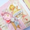 Sparkling Baby Girl Handmade Scrapbook Album image