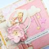 Sparkling Baby Girl Handmade Scrapbook Album image