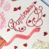 Quilled Anniversary Greeting Card image