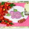 Orange Side Design Quilling Card image Orange Side Design Quilling Card image