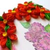 Orange Side Design Quilling Card image Orange Side Design Quilling Card image
