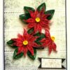Quilled Red Flowers Design Card image