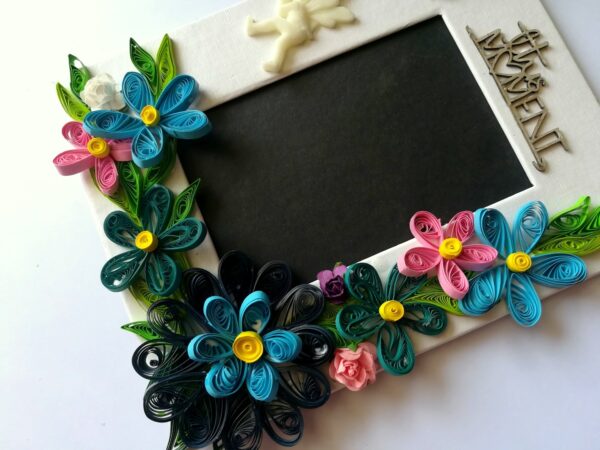 Quilled Moment In Time Handmade Photo Frame image
